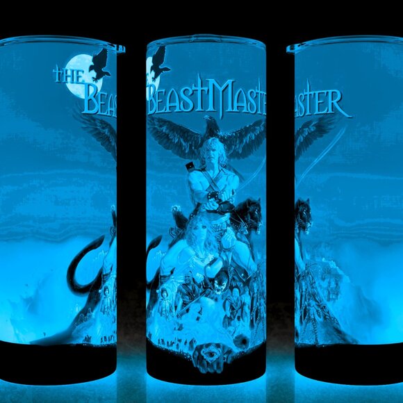 Glow in the Dark The Beastmaster 80s Action Adventure Movie Cup Mug Tumbler - Picture 1 of 4
